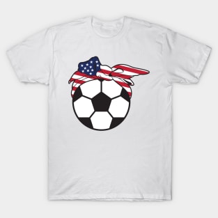 Messy Bun Soccer T-Shirt